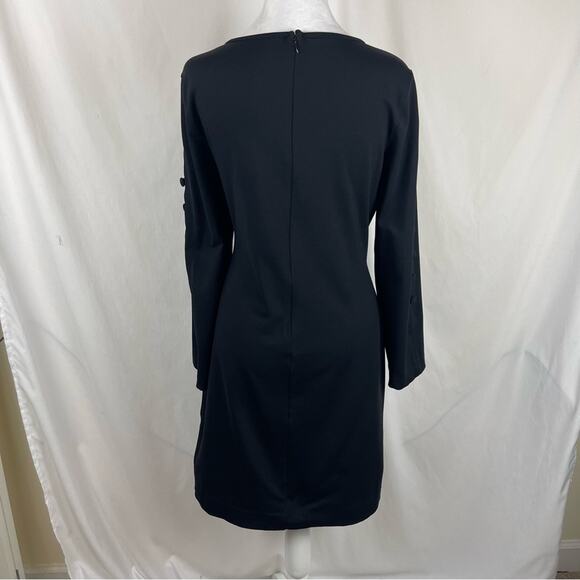 Cynthia Rowley Black Office To Date Night Feminine Dress NWOT Size L - Picture 6 of 14